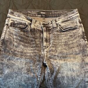 Hudson Jeans Gray Acid Wash Skinny Jeans